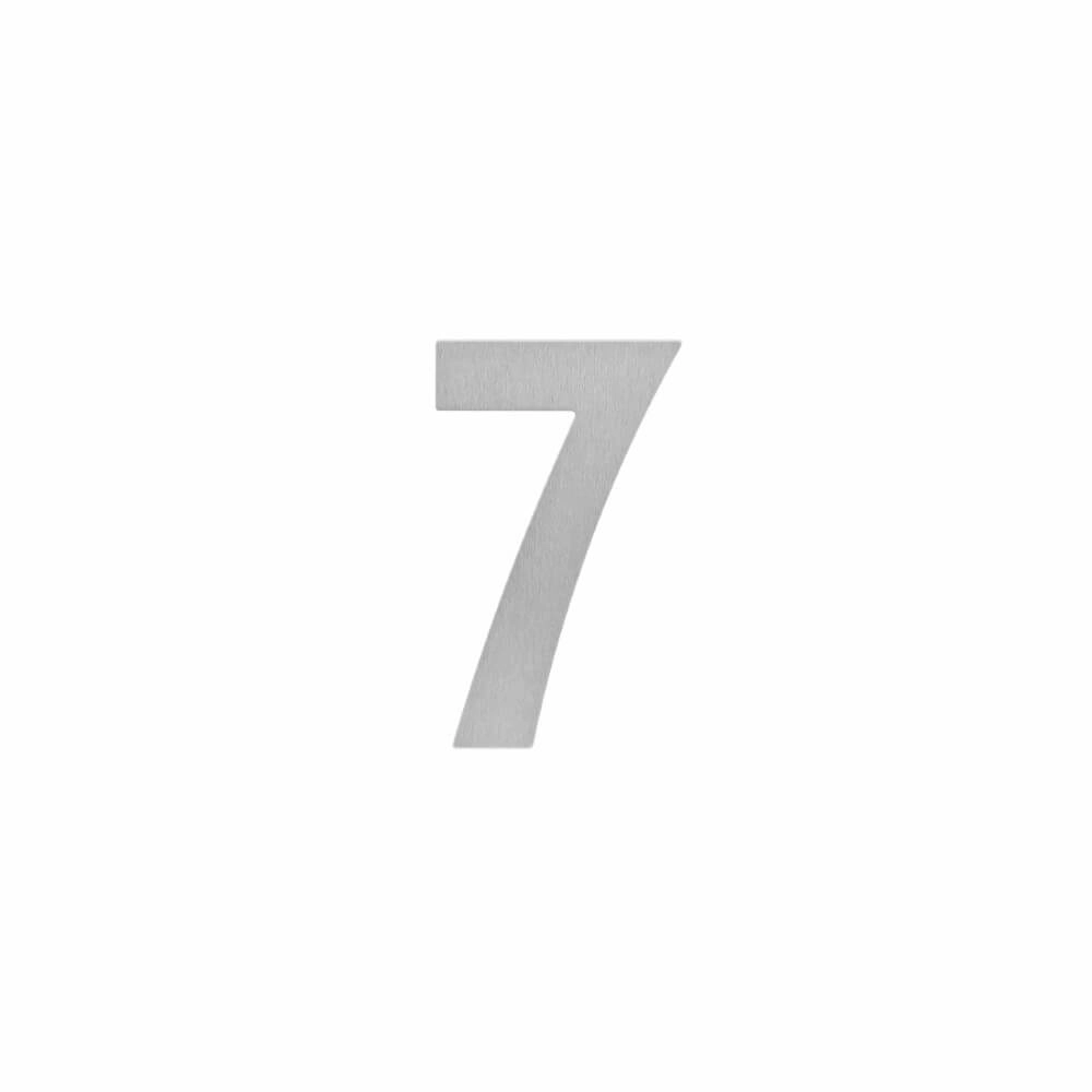 House number 7 Numbra 150x2mm stainless steel