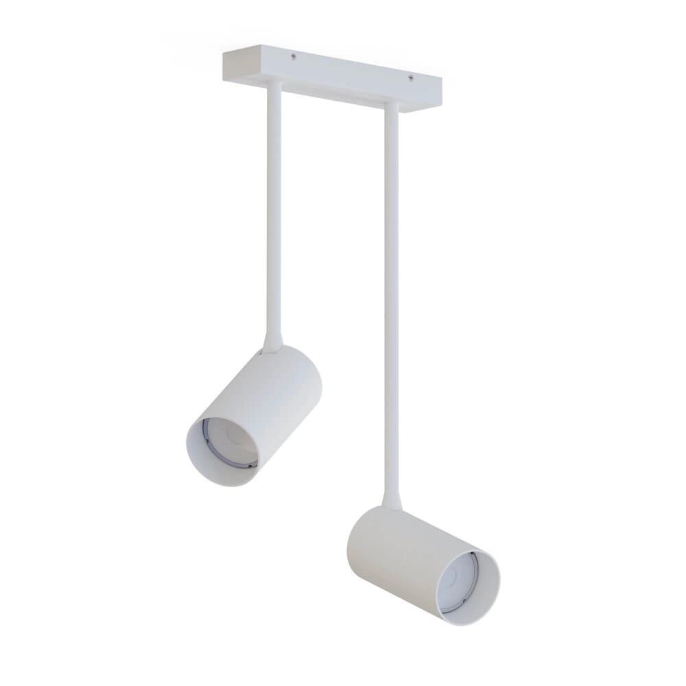 Directional surface-mounted spotlight Mono Long white