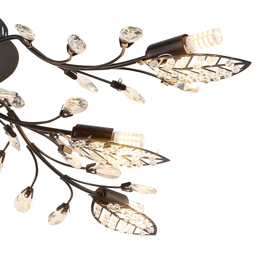 Classic ceiling lamp Janis Black Globo 9007371572151