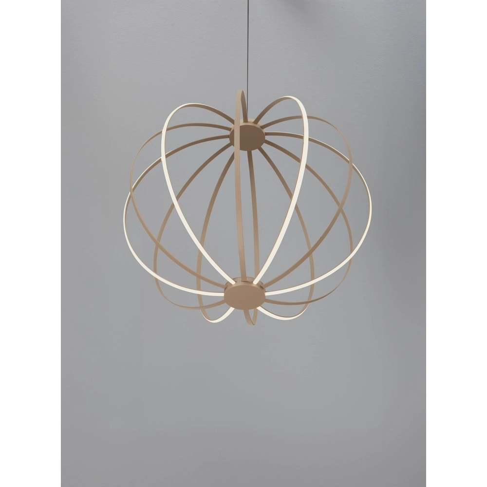Pendant lamp Brea beige Ø 50cm Lyora 5212017494375