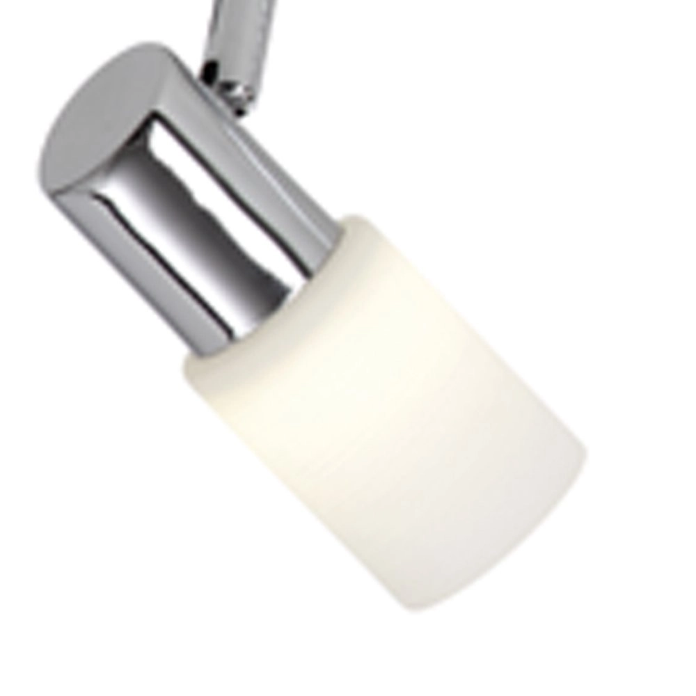 LED ceiling spot Series 8214 4-light metal gray with chrome Trio 4017807220919
