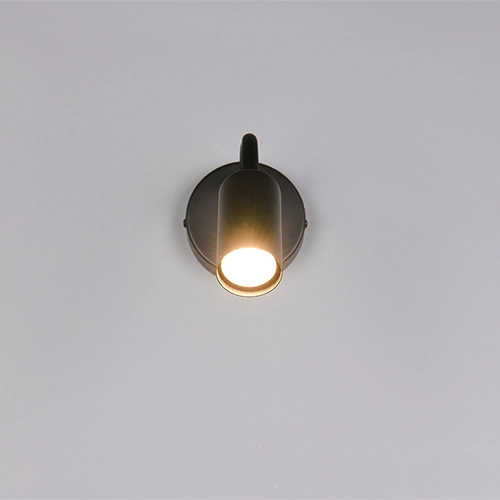 Wall light Taryn Black with switch Trio 4017807685671
