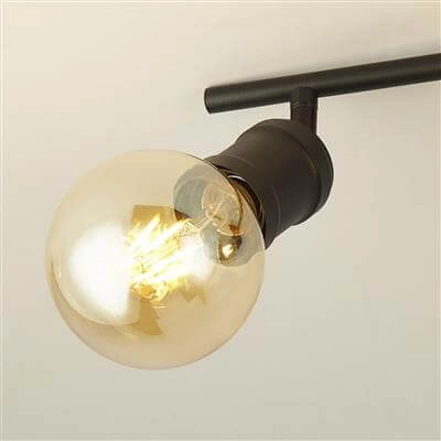 Ceiling lamp Dance 4-light black Searchlight 5053423188720