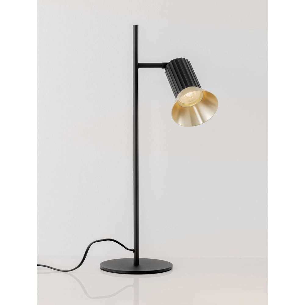 Design table lamp Luvia black with gold