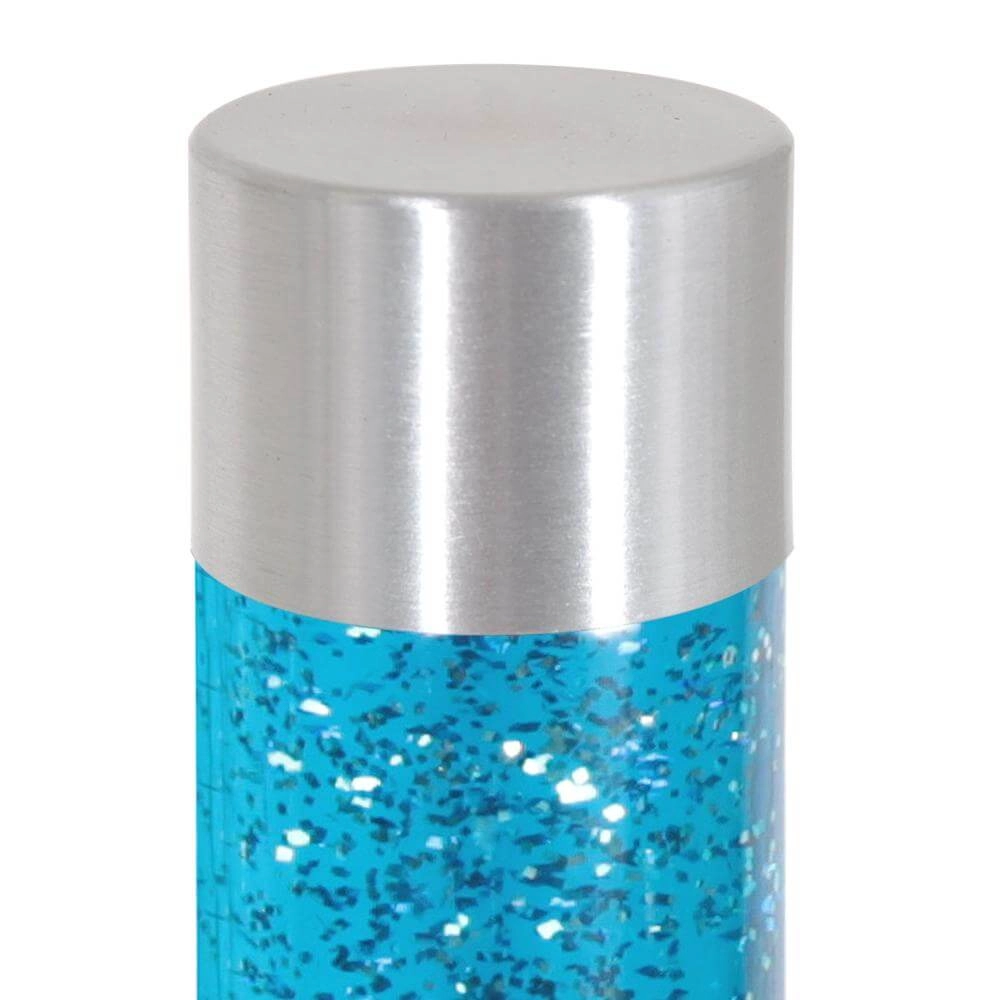 Lava lamp Volcan metal with blue Steinhauer 8712746177664