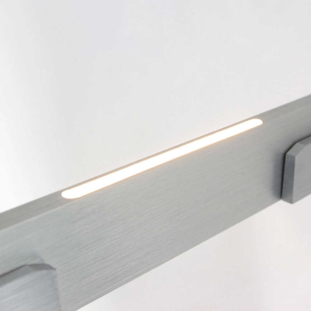Sleek pendant lamp Bloc metallic grey Steinhauer 8712746148268