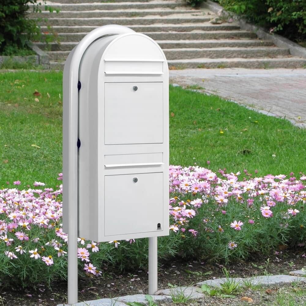 Mailbox Duo 9016 White Bobi 6417237014078