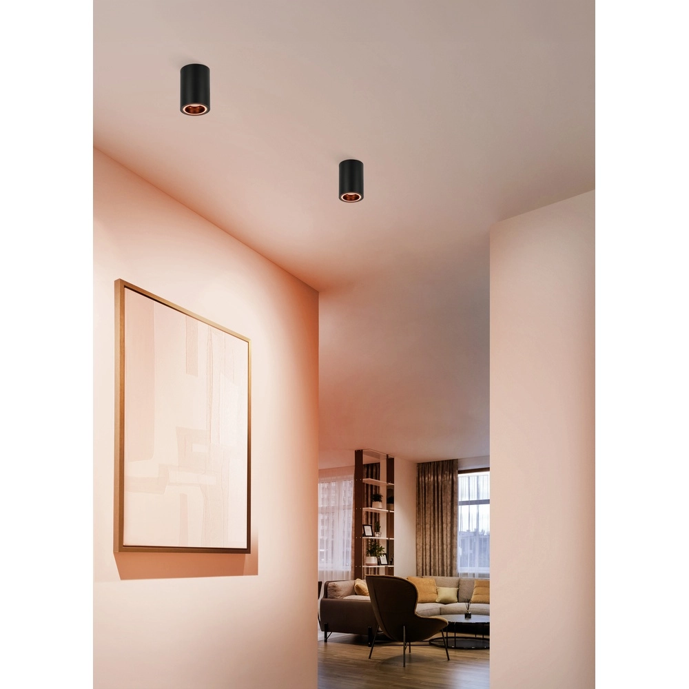Zigbee surface-mounted spot Carosso-Z Black Eglo 9008606312900