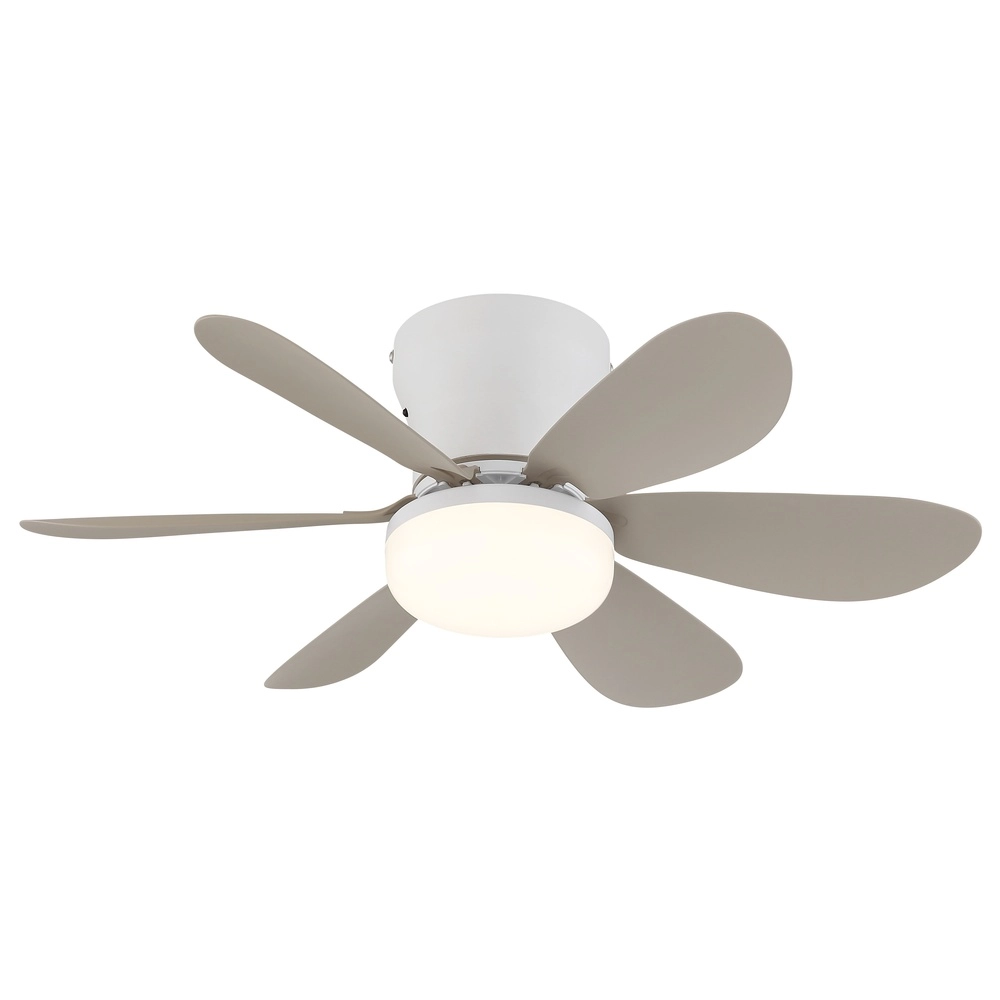Ceiling fan Delores sand brown