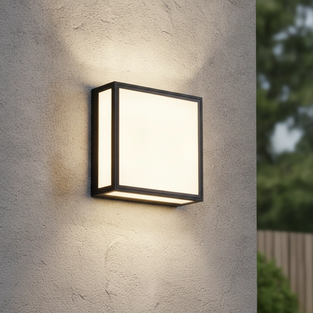 Square wall lamp Astral anthracite
