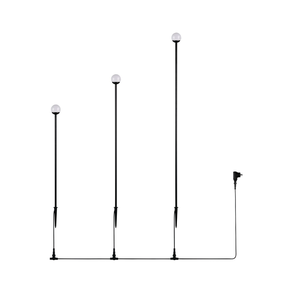 Garden lamp Scoop Black Trio 4017807697599
