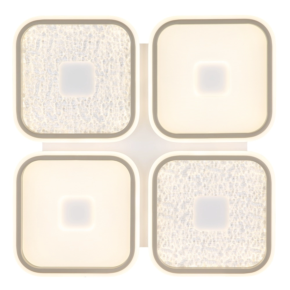 Modern ceiling lamp Mosaiko 54 x 54cm sand brown Globo 9007371572762
