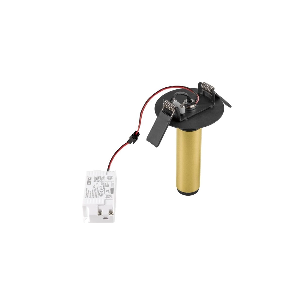 Recessed spotlight Grip! S gold with black 3000K SLV 4024163304771