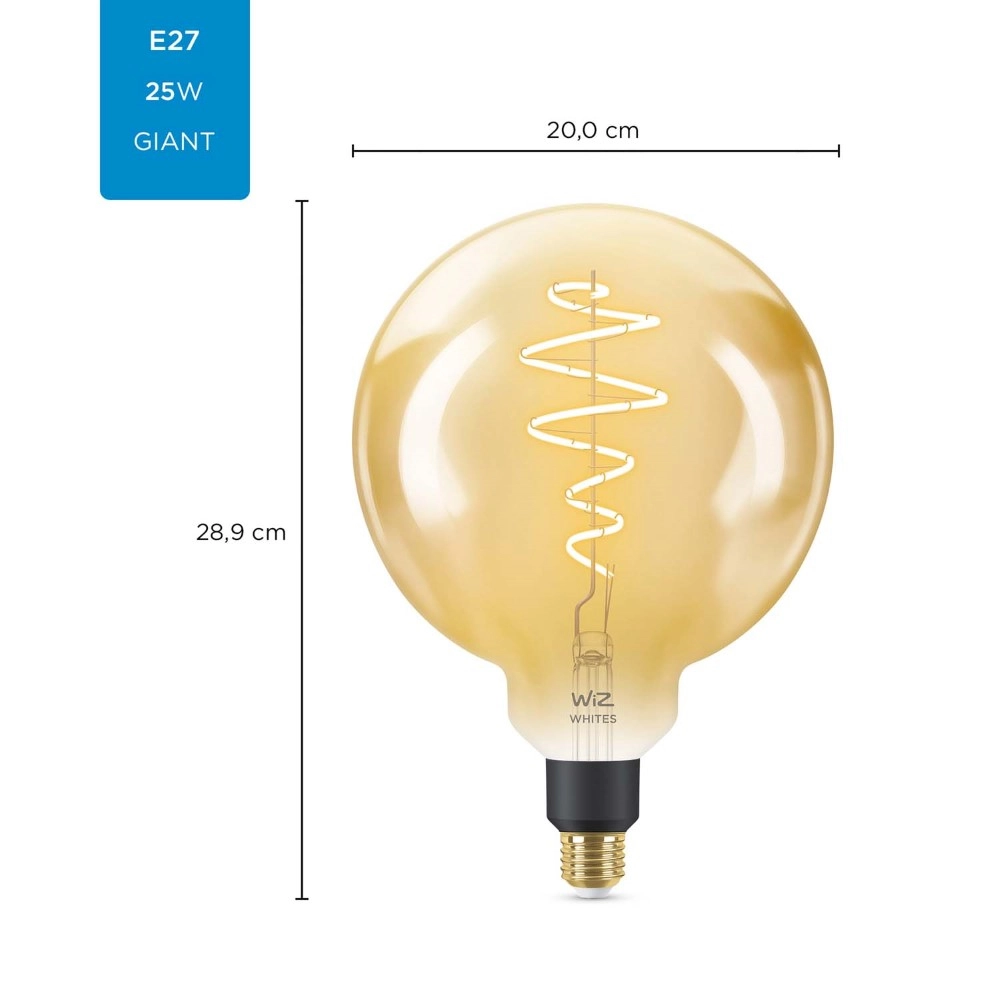 Light source 6,5W - E27 - Led Gold 2000-5000K WiZ 8718699786830