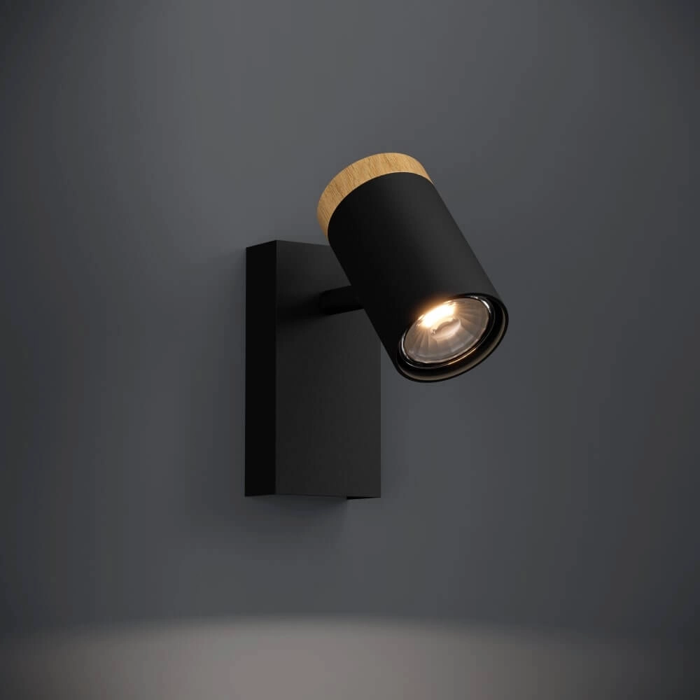 Black wall spotlight Cartagena Stars of Light 9002759396473