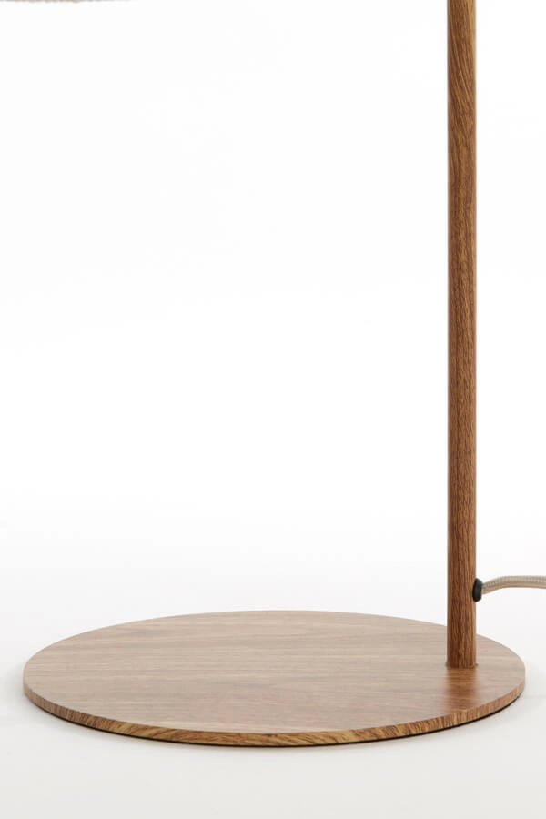 Japandi table lamp Donio Light wood print Light & Living 8717807710088