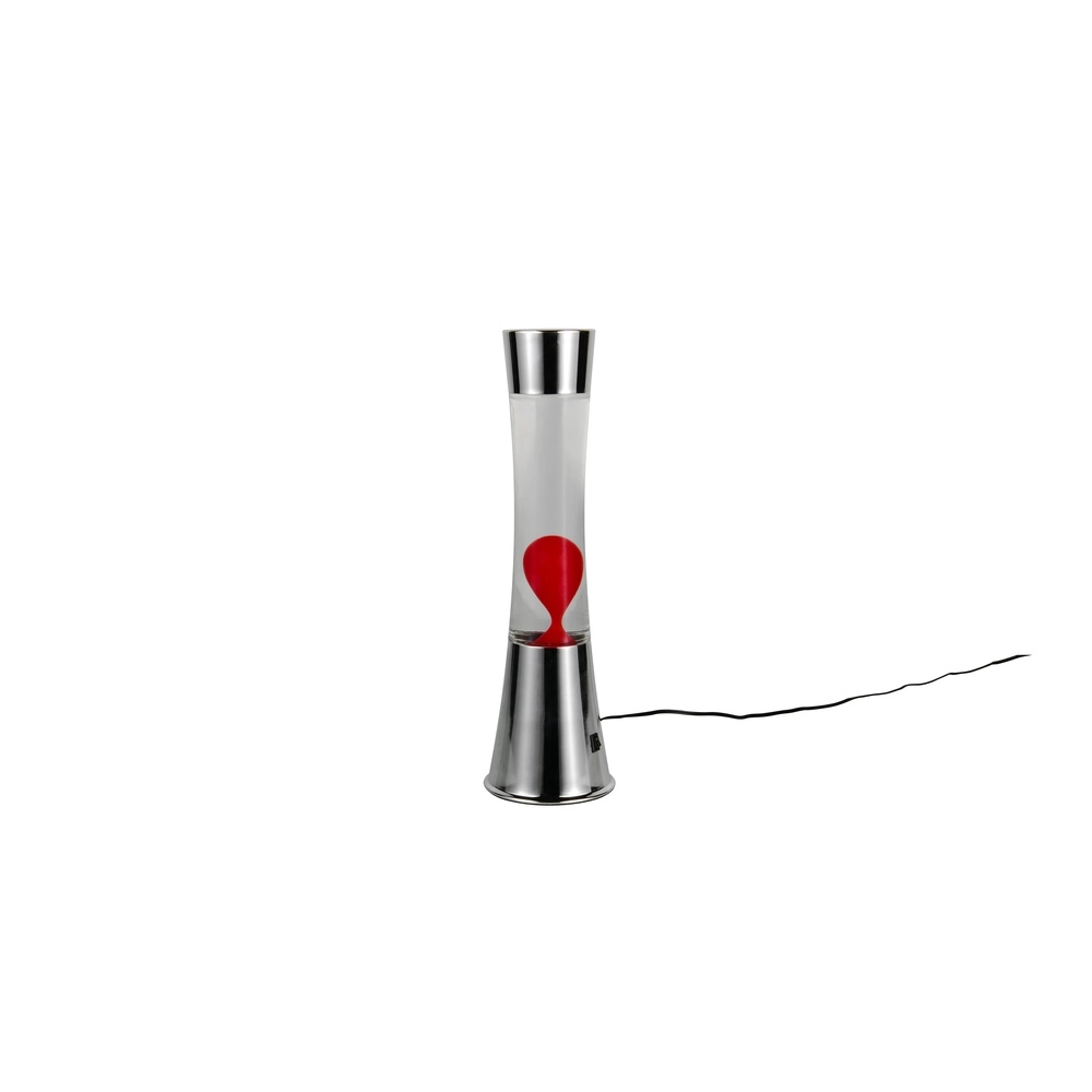 Lava lamp Etna silver with red Trio 4017807668445