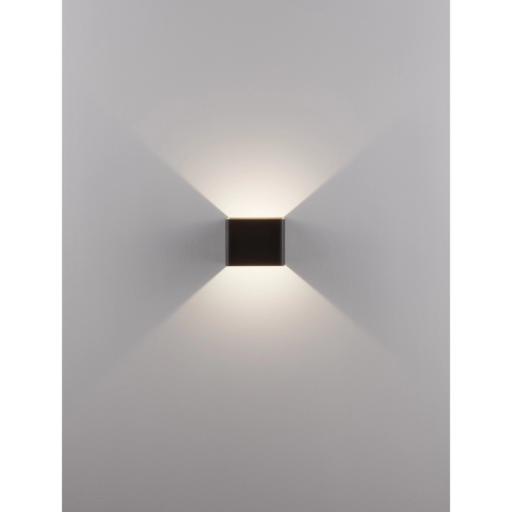 Wall spotlight Epic Square Black