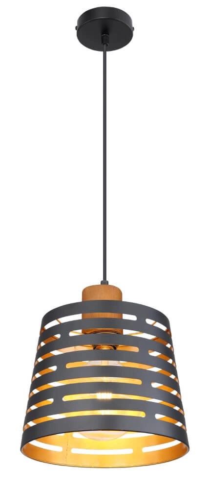Rural hanging lamp Ablona Ø 25cm Globo 9007371408245