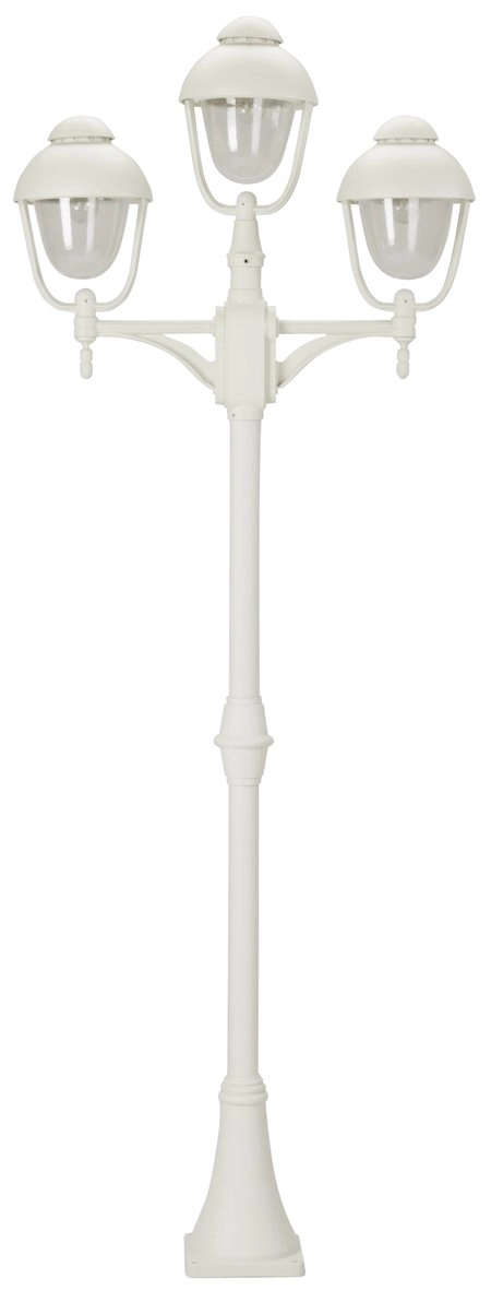Outdoor lamp 3 lights Jardi 228cm - white Albert 4007235820416
