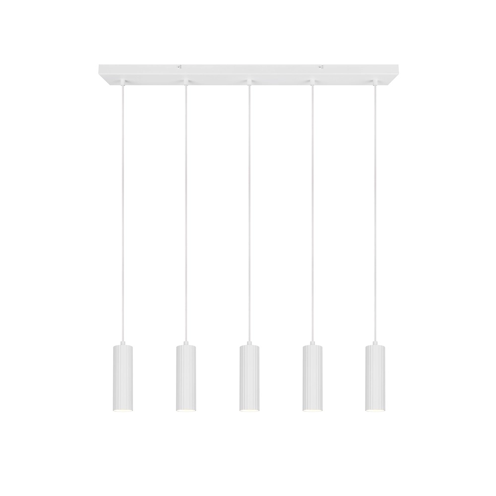 5-light pendant lamp Soka white Trio 4017807658514