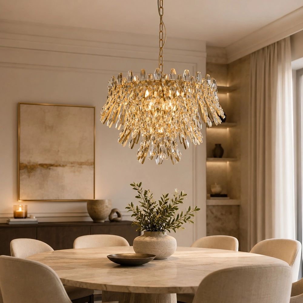 Chandelier Monarch gold Ø 45cm