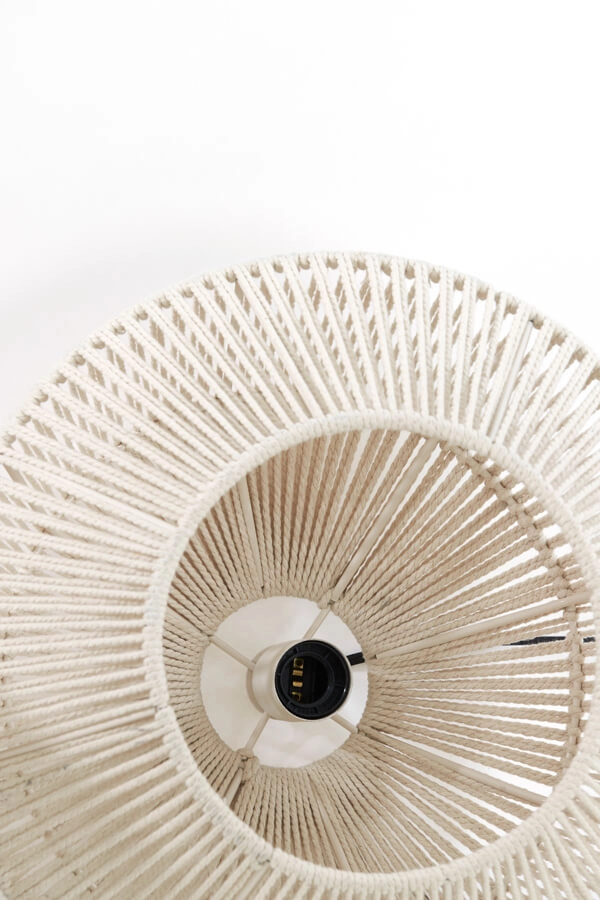 Scandinavian pendant lamp Deya cream Ø 40cm Light & Living 8717807744922