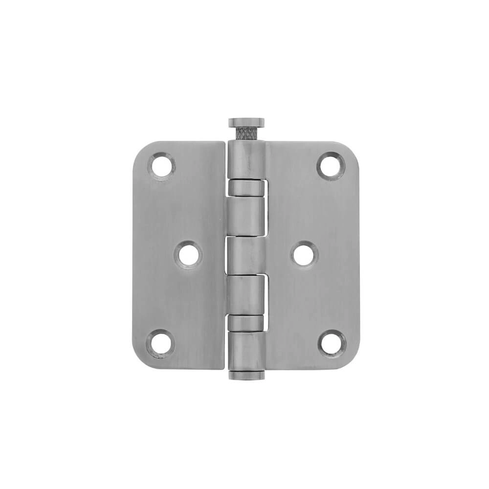 Ball bearing hinge Rotura rounded stainless steel up to 50kg