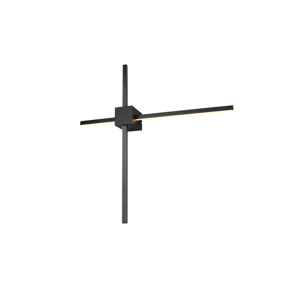 Modern wall lamp Cassino black 67.5cm Trio 4017807683202