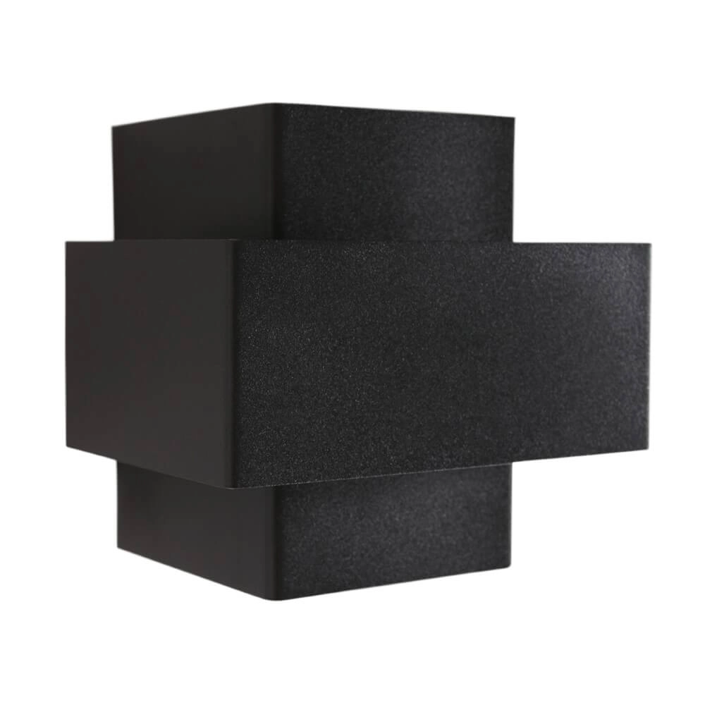 Black wall spotlight Muro square Steinhauer 8712746152708