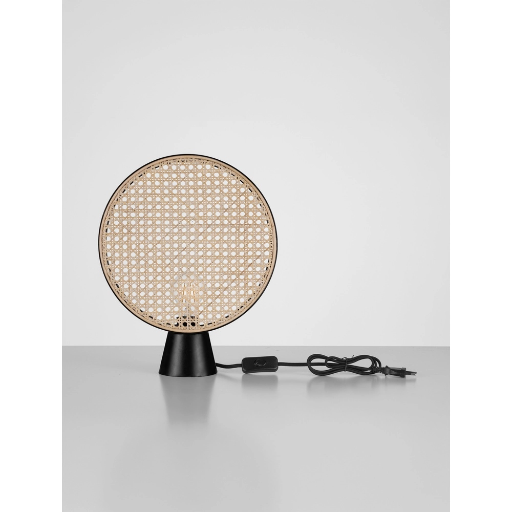 Table lamp Tiera Rattan with black Lyora 5212017477545