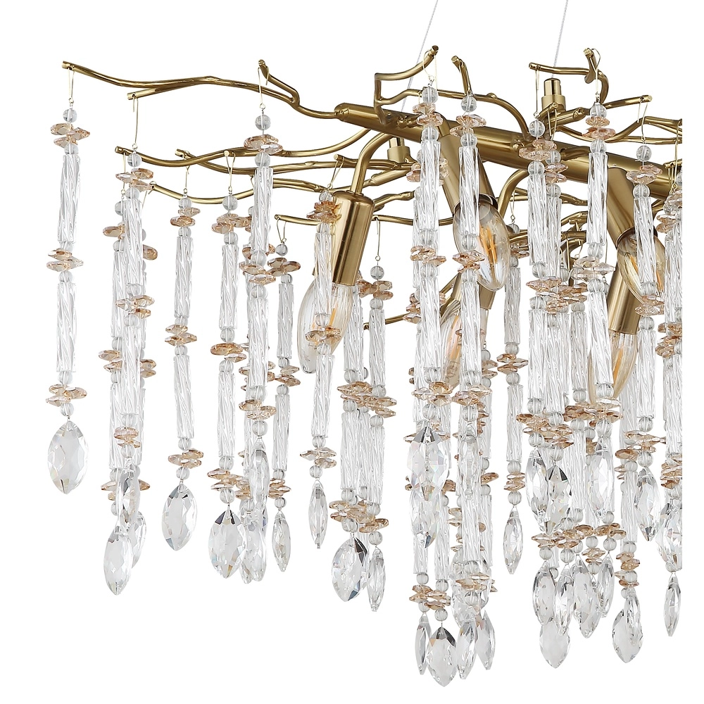 Pendant lamp Gloria 100cm gold Globo 9007371578993