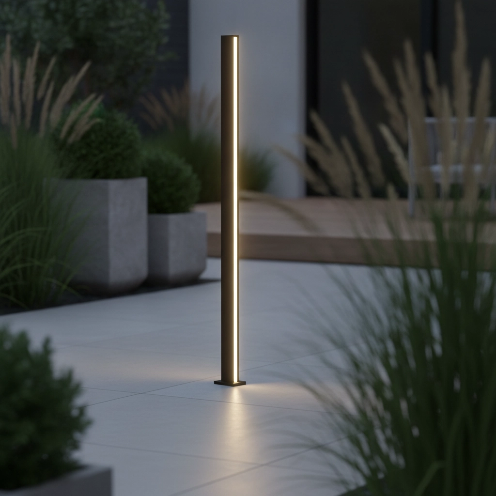 Sleek garden lamp Sasso 170cm