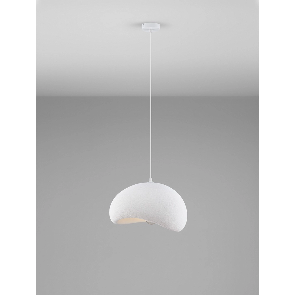 Natural pendant lamp Aere white 40cm Lyora 5212017460776