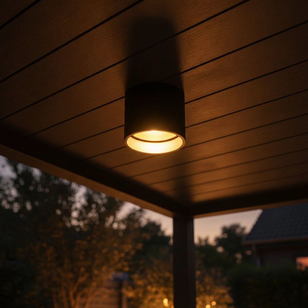 Ceiling lamp Ormond Black with gold inside