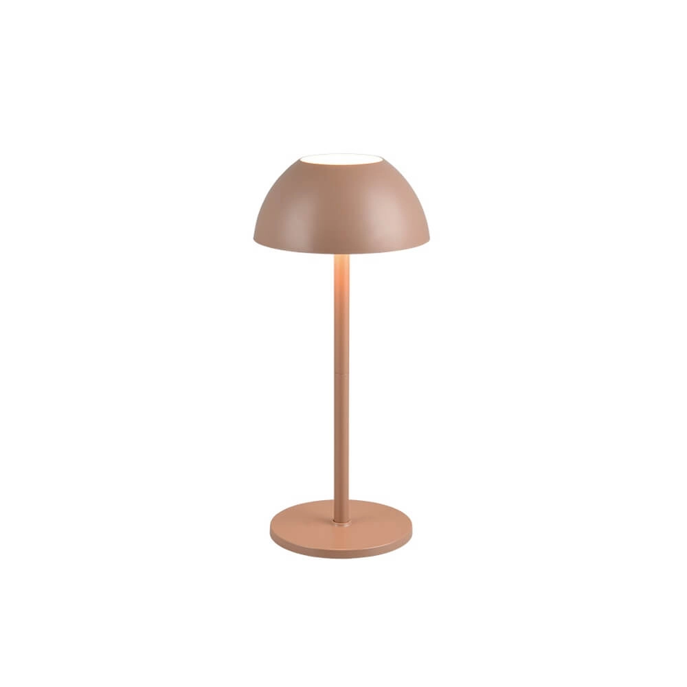 Rechargeable table lamp Ricardo coffee brown