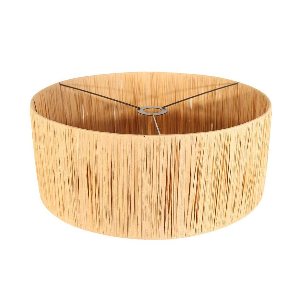 Wall lamp Bloeba black with straw shade Steinhauer 8712746177145