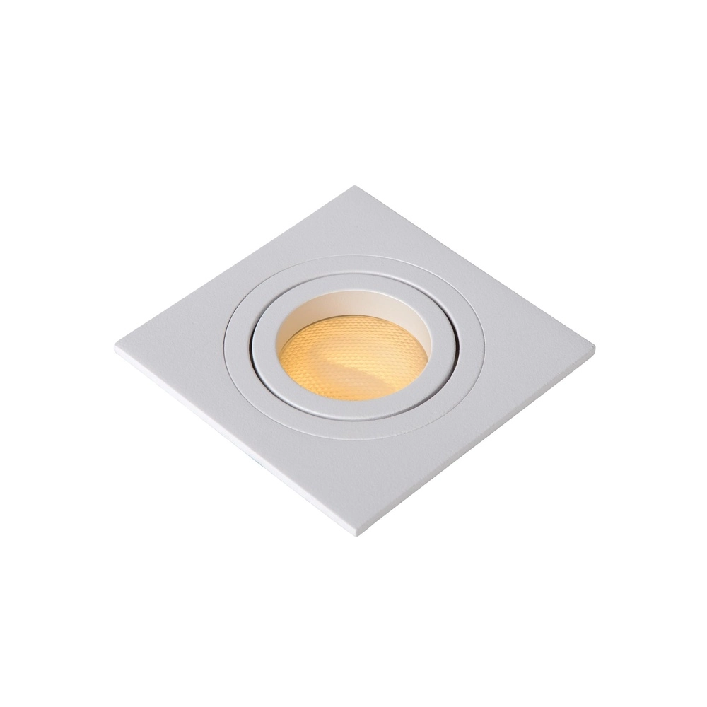 Recessed spotlight Tube square white Lucide 5411212220899