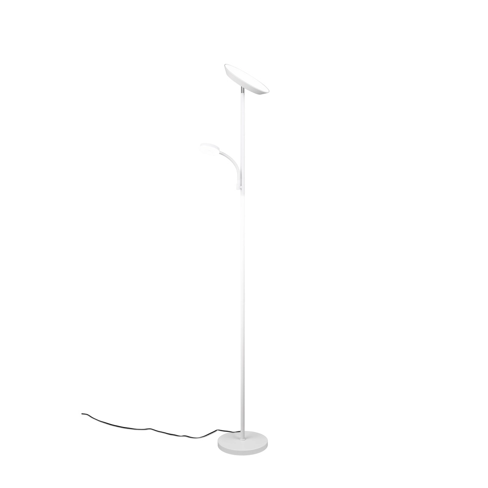 Floor lamp Specter white with reading lamp Trio 4017807612301