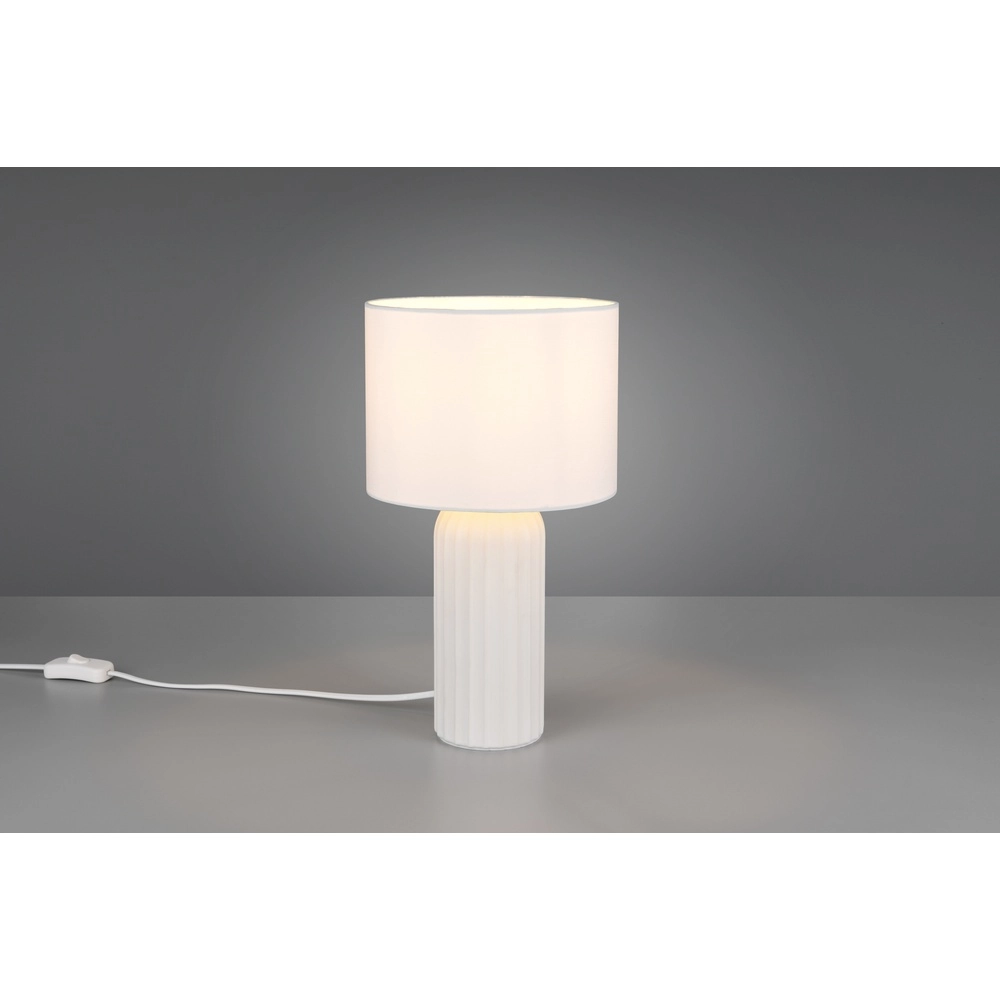 Table lamp Blair Ø 20cm white Trio 4017807654387