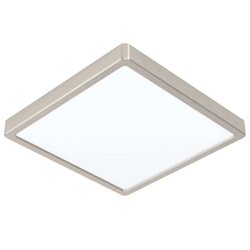 Ceiling light Zigbee Fueva-Z 28.5x28.5cm Stainless Steel Eglo 9002759988524