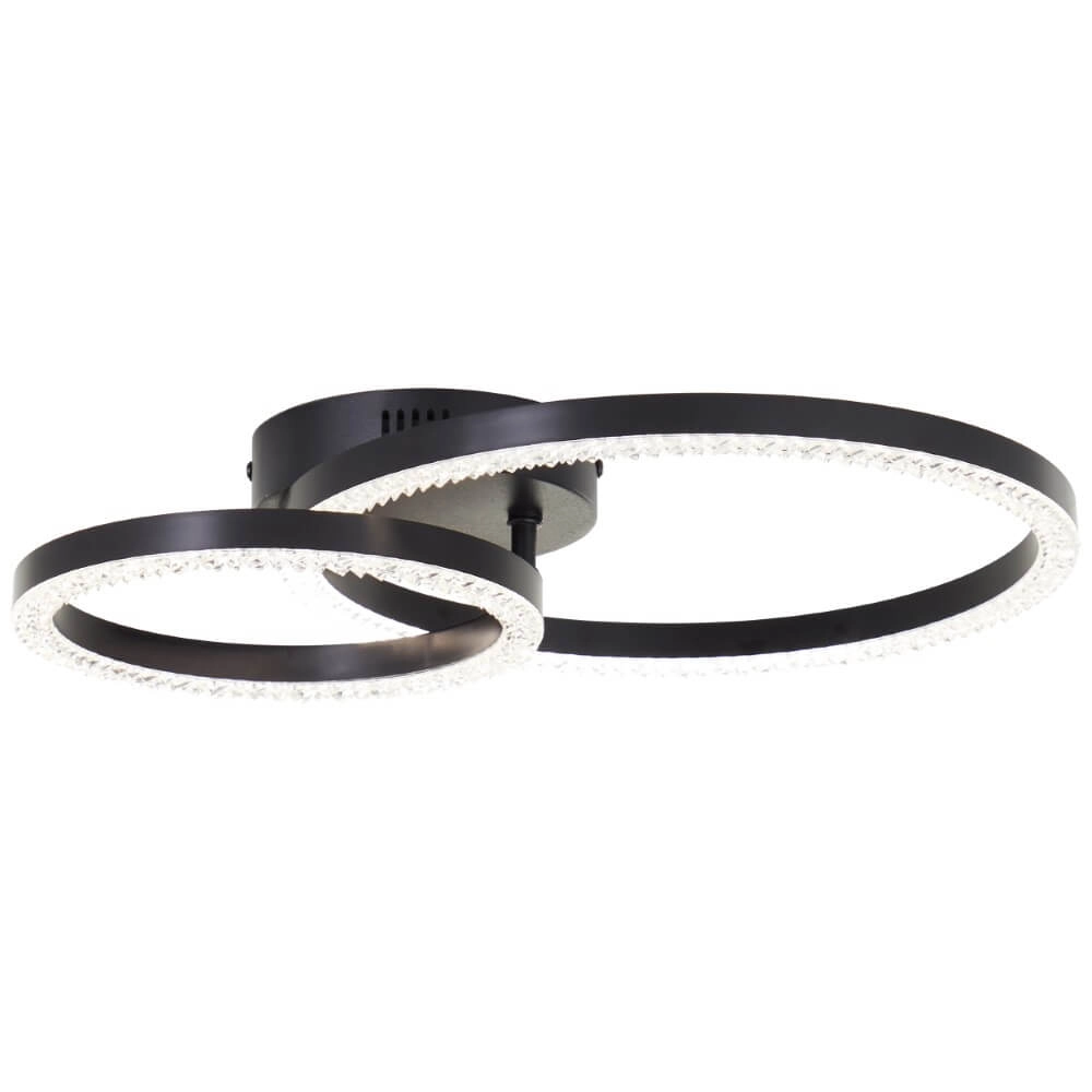 Black ceiling lamp Aurelia 2500lm Brilliant 4004353442124