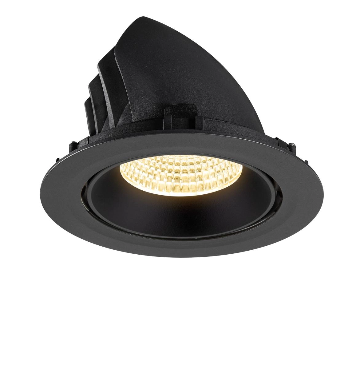 Recessed spotlight Numinos Gimble XL black 3000K - 55deg SLV 4024163308663