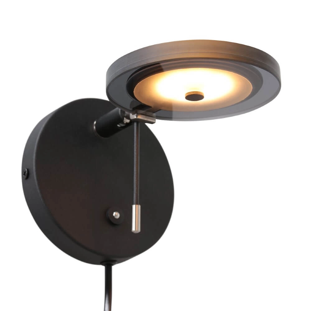 Wall reading lamp Turound black Steinhauer 8712746145458