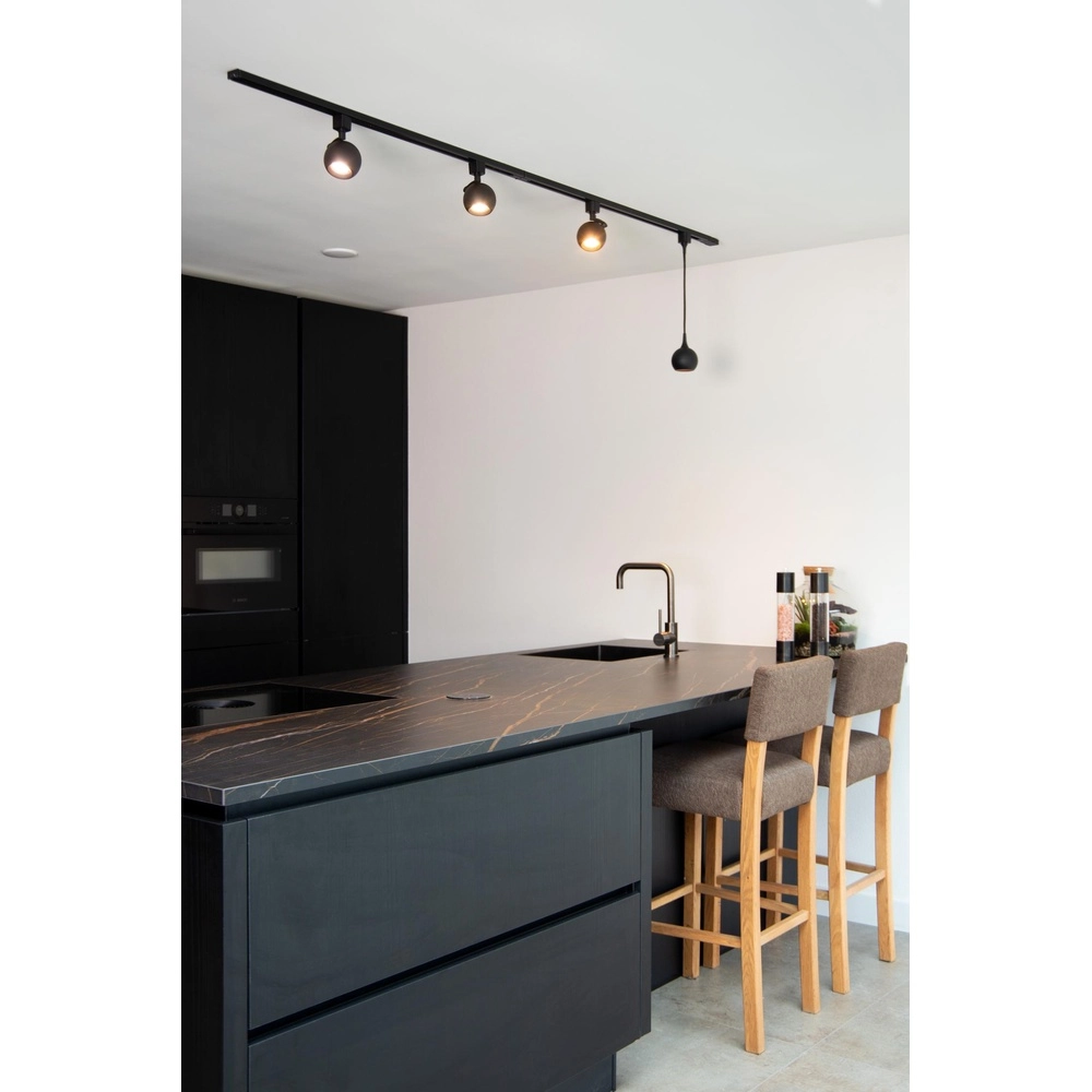 Rail pendant light Track Favori 1-phase black Lucide 5411212093387