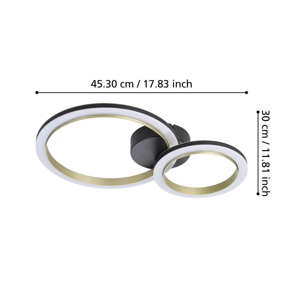 Ceiling lamp Calliera Round design Eglo 9008606316113