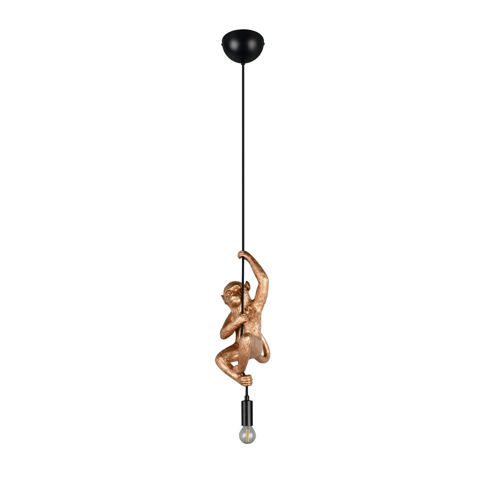 Pendant lamp Fips monkey gold Trio 4017807667998
