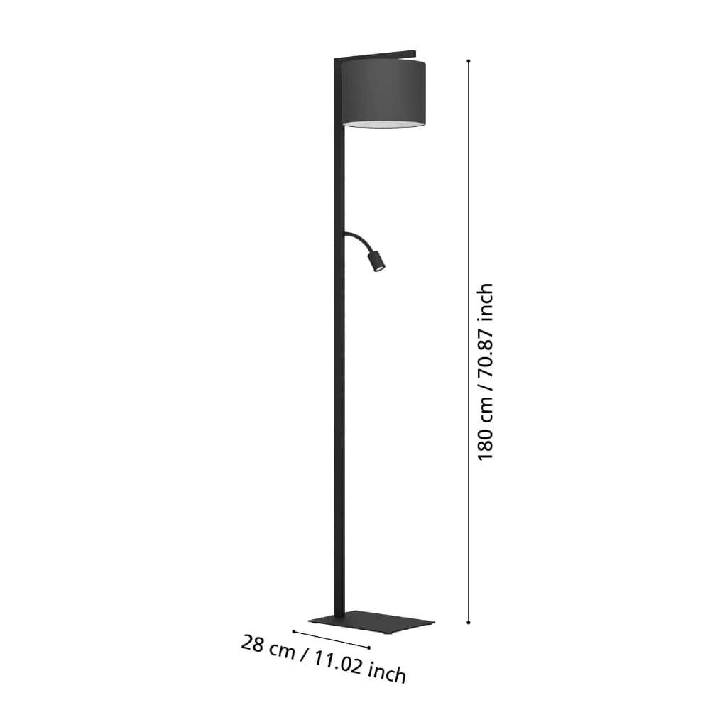 Chic reading lamp Foligno 180cm Stars of Light 9008606221295