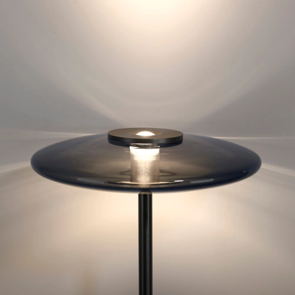 Designer floor lamp Pure Vitrum gray Paul Neuhaus 4012248382721