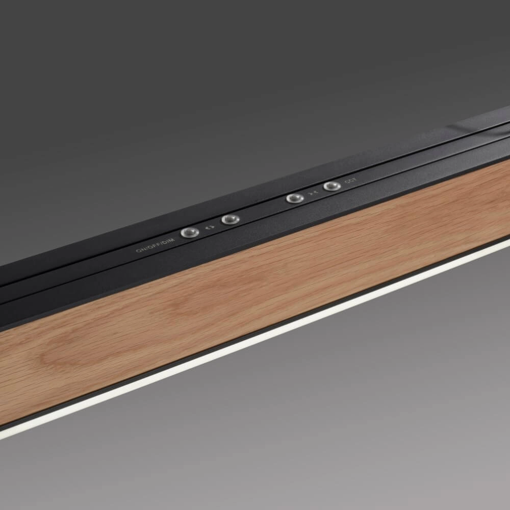 Design hanging lamp Pure Moto-Rise wood Paul Neuhaus 4012248374443